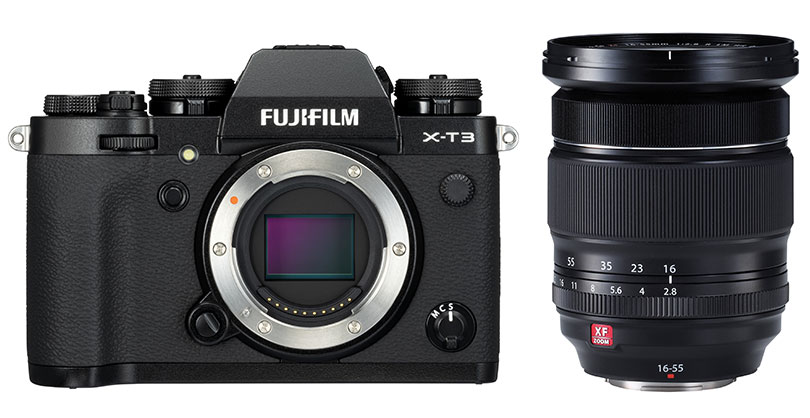 Fujifilm X-T3  + 16-55mm Lens Black