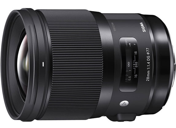 Sigma 28mm f/1.4 DG HSM Art Nikon F Lens