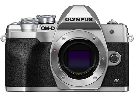 Olympus OM-D E-M10 Mark IV Mirrorless Digital Camera (Body Only, Silver)