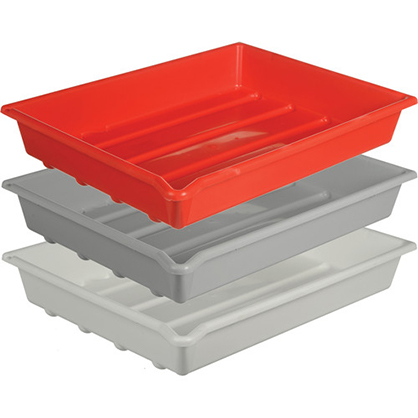 Paterson 3 x Developing Trays for 16" x 20" Paper (Grey, Red  &amp;  White)