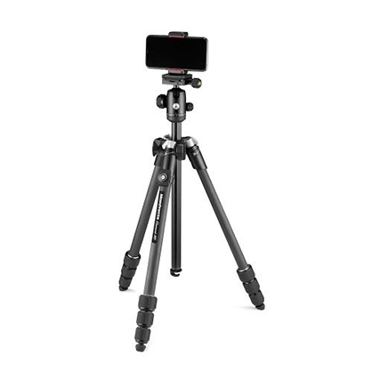 Manfrotto element mii carbon tripod inc bt mobile and ball head black
