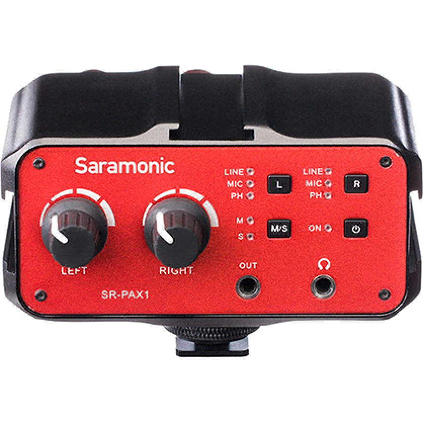 Saramonic SR-PAX1 Two-Channel Universal Audio Adapter with 3.5mm, XLR inputs