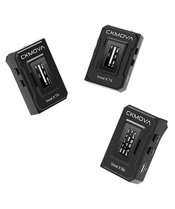 Best image for CKMOVA Vocal X V2 Ultra-Compact Dual-Channel Wireless Microphone (Black)