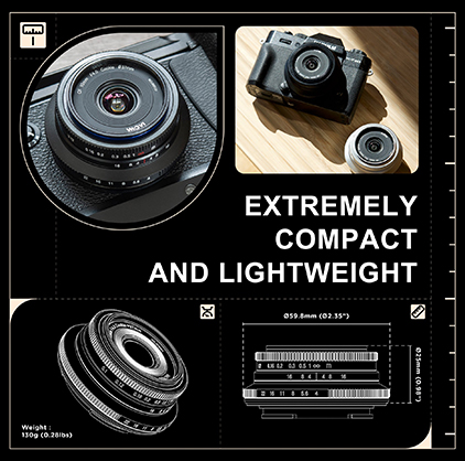 1019887_A.jpg - Laowa 10mm f/4 Cookie Lens Sony APS-C E Mount - Image 1