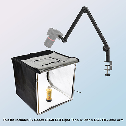 Godox Product Shooting Kit - Small Cube - Godox LST40 and Ulanzi LS25 - Best Available Image