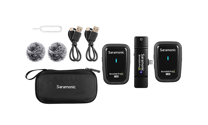 1021087_C.jpg - Saramonic Blink500 ProX Q4 Wireless Microphone Dual for iPhone - Image 3