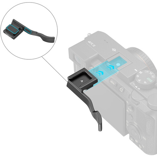 1023637_A.jpg - SmallRig Thumb Grip for Sony a7C II, a7CR and a7C (Black) - Image 1