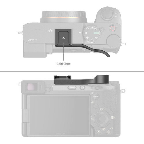1023637_B.jpg - SmallRig Thumb Grip for Sony a7C II, a7CR and a7C (Black) - Image 2