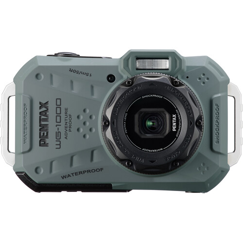 1023707_A.jpg - Ricoh PENTAX WG-1000 Digital Camera (Olive) - Image 1
