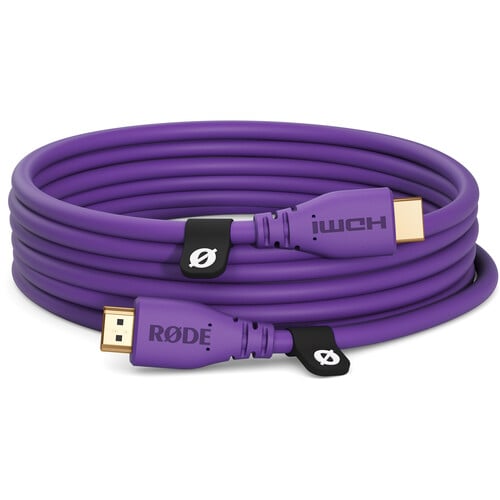 1023747_A.jpg - RODE HDMI to HDMI 2.1 Cable 3m Purple - Image 1
