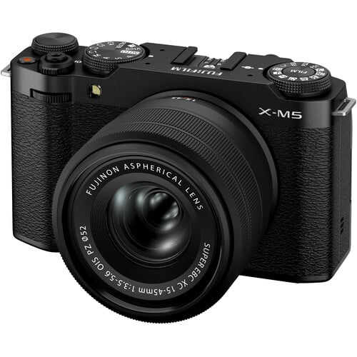 FUJIFILM X-M5 Mirrorless Camera with XC 15-45mm f/3.5-5.6 Lens (Black) - Best Available Image