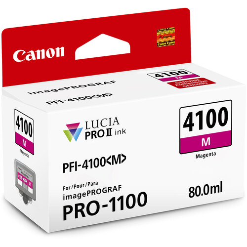 Canon PFI-4100 Magenta Pigment Ink Tank (80mL) - Best Available Image