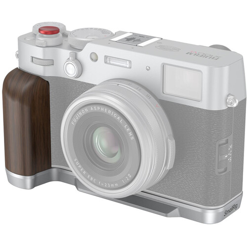 SmallRig Wooden L-Shaped Grip for FUJIFILM X100VI / X100V (Silver) 4804 - Best Available Image