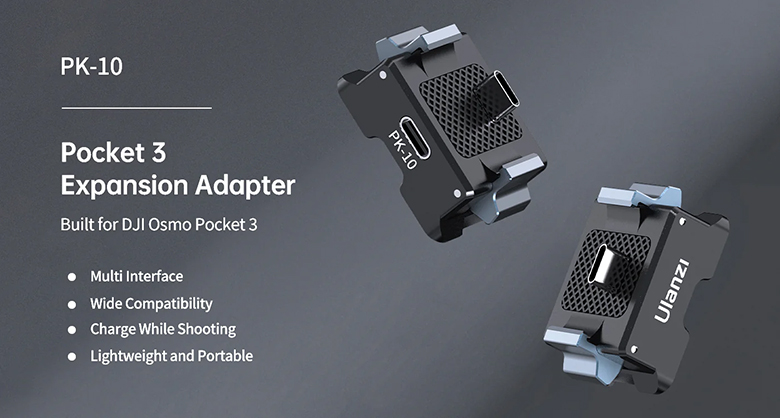 Ulanzi PK-10 Expansion Adapter for DJI Osmo Pocket 3 - Best Available Image