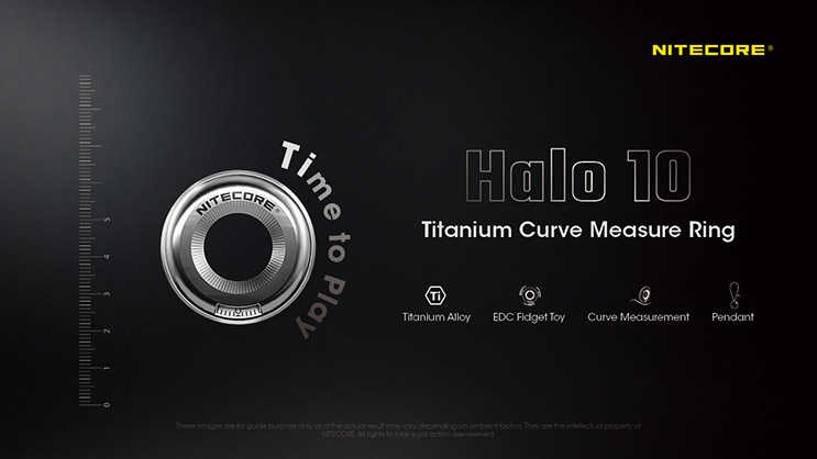 Best image for Nitecore Halo 10 Titanium Curve Measure Ring