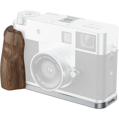 SmallRig L-Shaped Mount Plate with Wooden Handle for FUJIFILM X half Silver 5223 - Best Available Image
