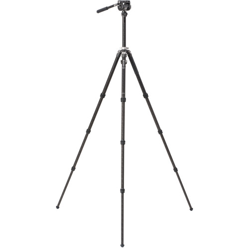 1025267_B.jpg - Benro KingPod 4-Section Tripod with FS36PRO Head (Carbon Fiber) - Image 2