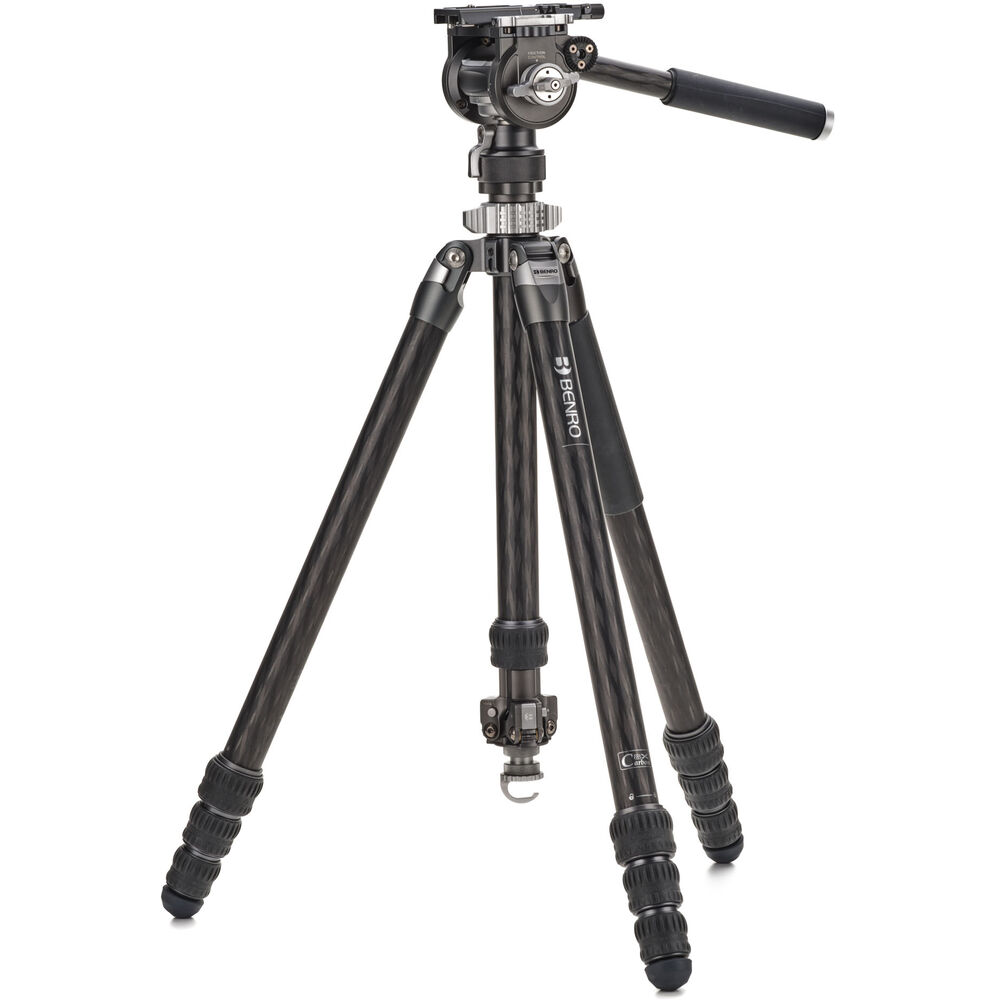Benro KingPod 4-Section Carbon Fibre Tripod with FS36PRO Head - Best Available Image