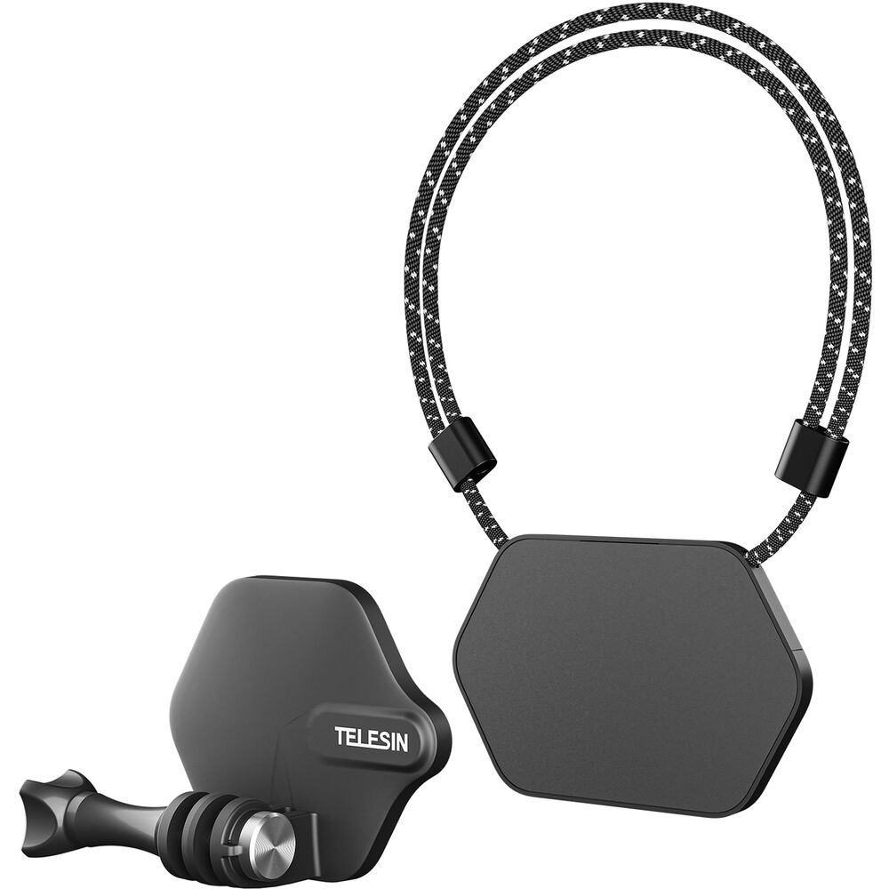 Best image for Telesin Magnetic Action Camera Neck Mount with Nano Sticker Kit