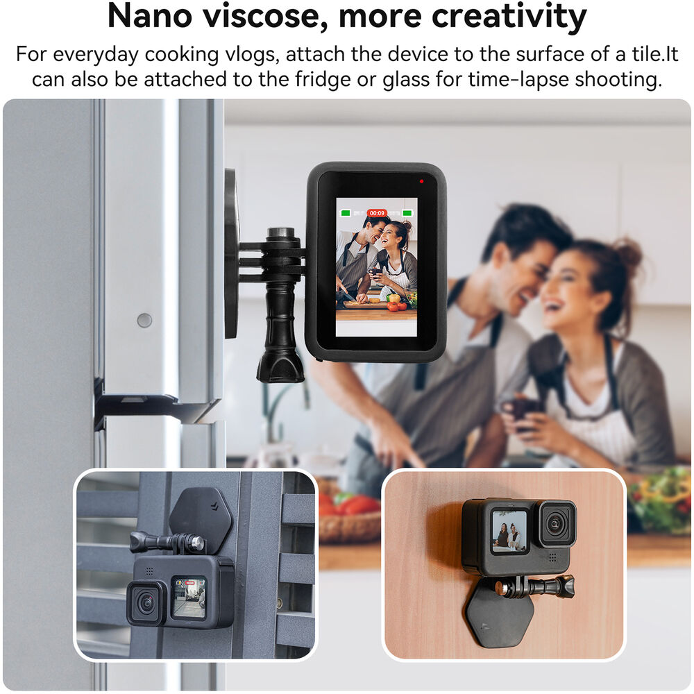 1026127_C.jpg - Telesin Magnetic Action Camera Neck Mount with Nano Sticker Kit - Image 3