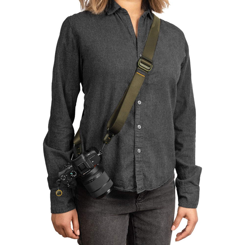 1026447_B.jpg - Peak Design Slide Lite Camera Strap (Kelp) - Image 2