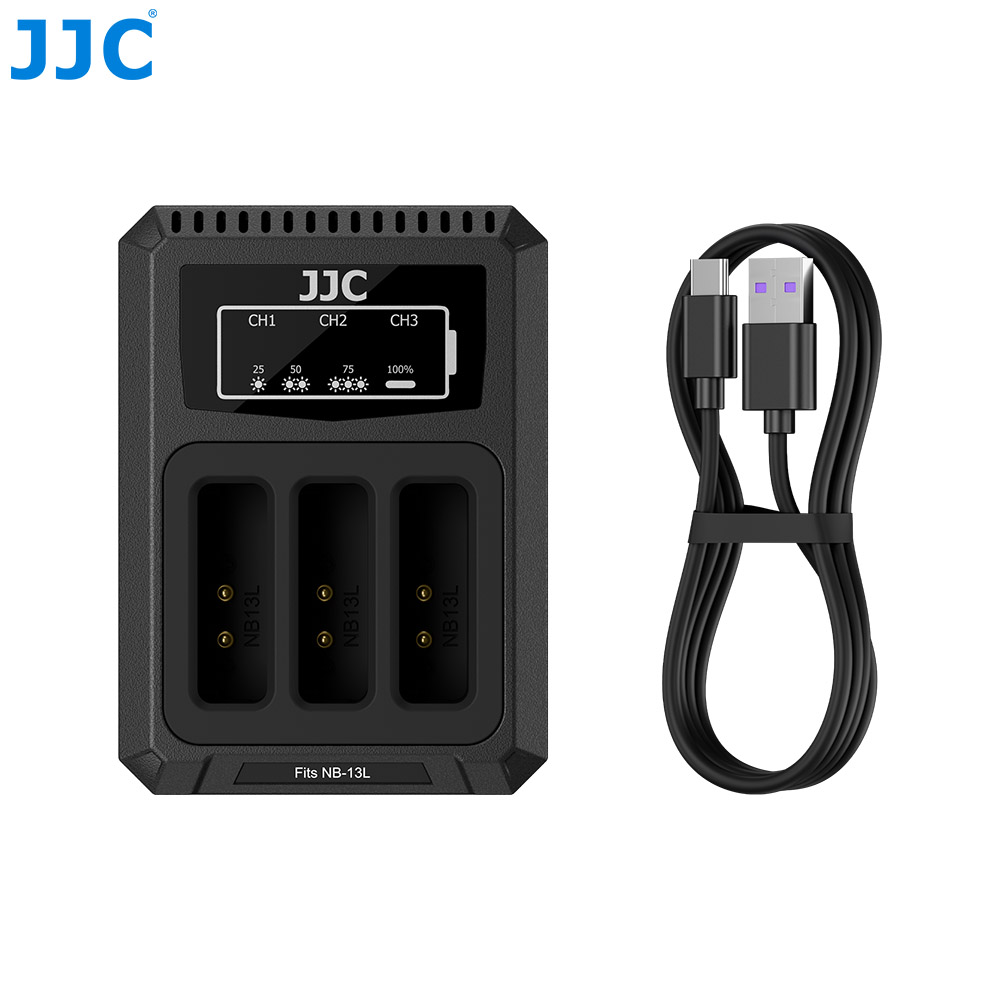 1026467_A.jpg - JJC Multi-Battery Charger for Canon NB-13L - Image 1