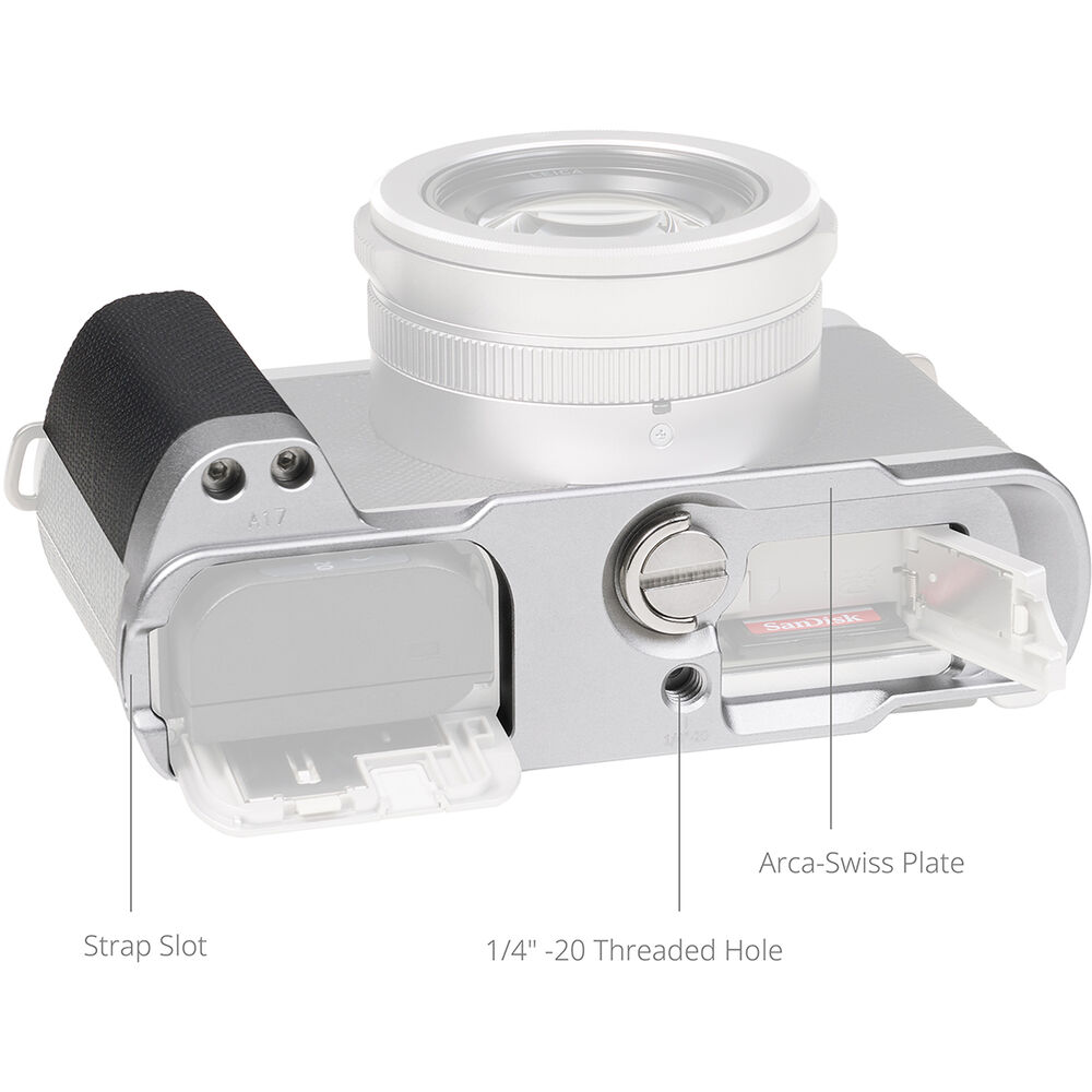 1026477_A.jpg - SmallRig L-Shaped Plate with Silicone Handle - Panasonic LUMIX L10 (Silver) 5701 - Image 1