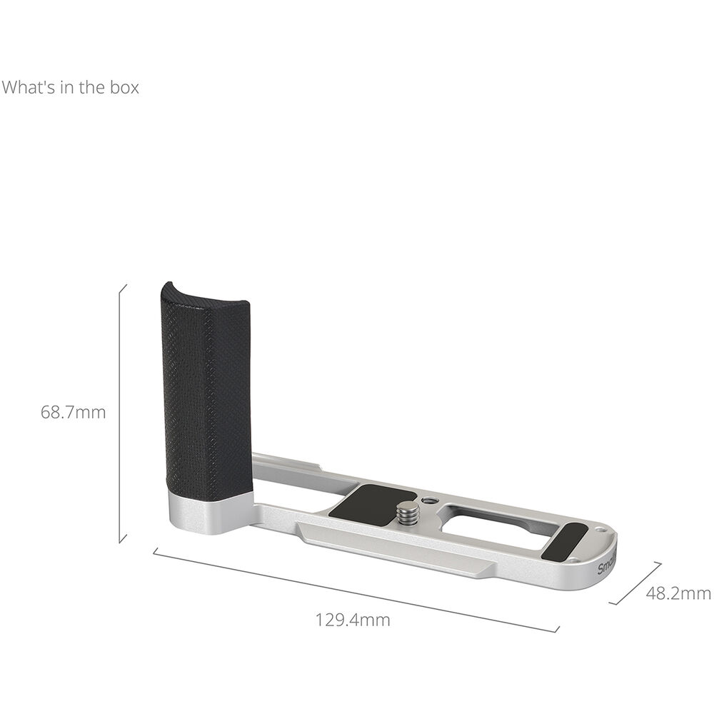 1026477_B.jpg - SmallRig L-Shaped Plate with Silicone Handle - Panasonic LUMIX L10 (Silver) 5701 - Image 2