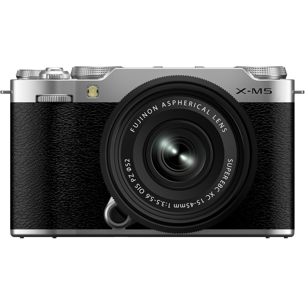 1026987_A.jpg - Fujifilm X-M5 with 15-45mm and 50-230mm Twin Lens Kit Silver Limited Edititon - Image 1