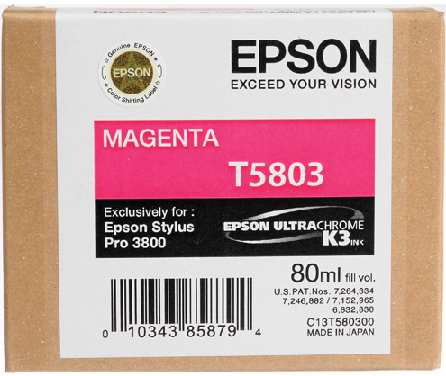Epson 3800K3 80ml Ink Magenta - Best Available Image