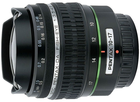 Pentax SMCP-DA 10-17mm f3.5-4.5 (IF) AF Fisheye Zoom Lens - Best Available Image