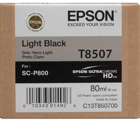 Best image for Epson T8507 80ml Light Black SC-P800