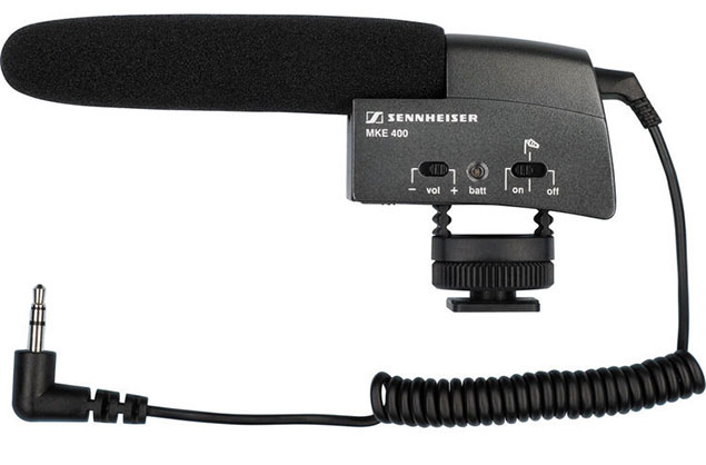Sennheiser MKE 400 Compact Video Camera Shotgun Microphone - Best Available Image