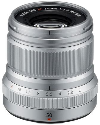 Fuji XF50mm F2 R WR Silver Lens