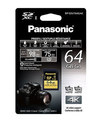 Panasonic 64GB SDXC UHS-I card