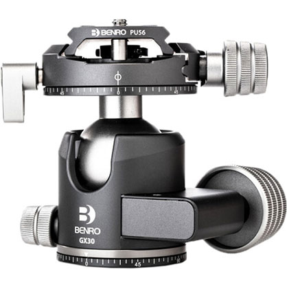 Benro Gx30 Three Series Arca-Swiss Style Low Profile Aluminum Ballhead With PU56 - Best Available Image