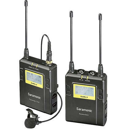 Saramonic UwMic9 Kit 1 RX9+TX9 Dual Channel UHF Wireless Transmitter and Receive