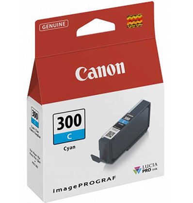 Canon LUCIA PRO PFI-300 Cyan Ink Cartridge