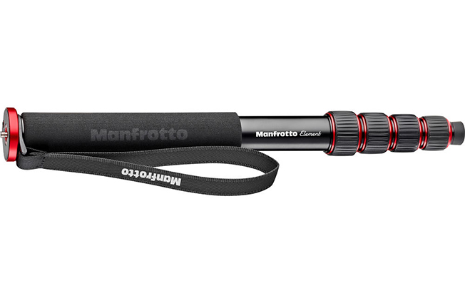 Manfrotto Element Aluminum Monopod (Red) - Best Available Image