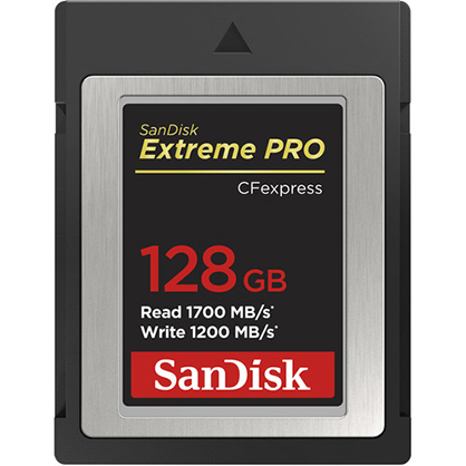 SanDisk Extreme PRO CFexpress 128gb type B