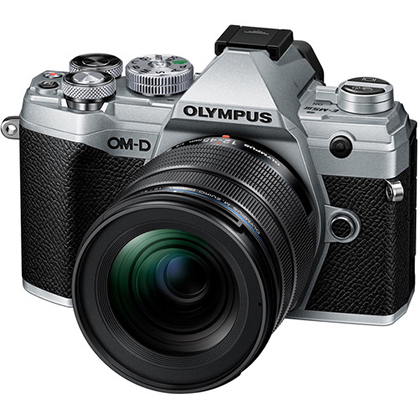 Olympus OM-D E-M5 III camera with 12-45 lens kit Silver