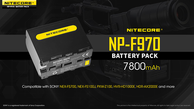 Nitecore NP-F970 Battery