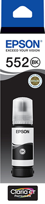 Epson T552 EcoTank Ink - Pigment Black - Best Available Image