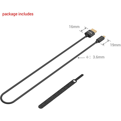 1019928_B.jpg - SmallRig Micro-HDMI to HDMI Cable 55cm 3043 - Image 2