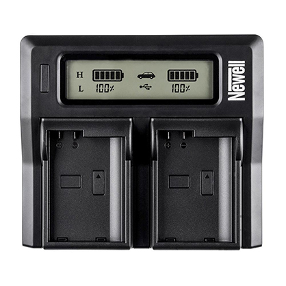 Newell DC-LCD Dual Batt Charger for NP-T125 - Best Available Image