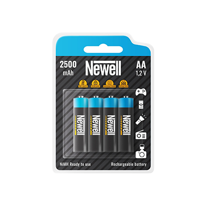 Newell Rechargeable NiMH AA 2500 x4 - Best Available Image