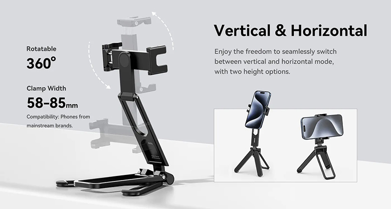 1023058_D.jpg - Ulanzi MA26 Foldable Pocket Phone Tripod - Image 4