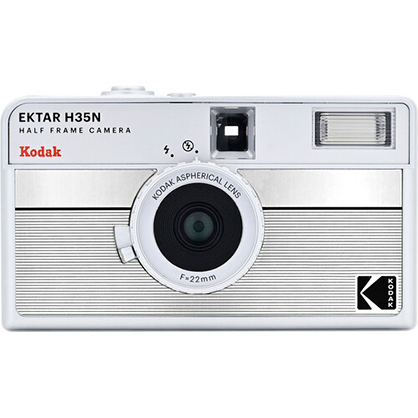 1023458_A.jpg - Kodak Ektar H35N Half-Frame Film Camera (Striped Silver) - Image 1