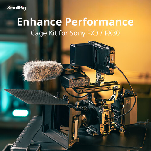 1023638_B.jpg - SmallRig Extension Mount Plate Kit for Sony FX3 and FX30 XLR Handle 4830 - Image 2