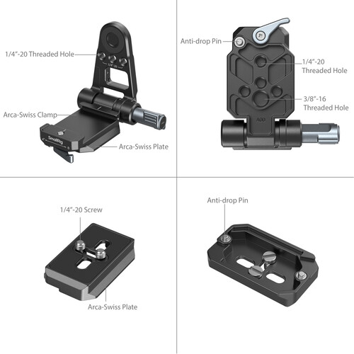 1023758_C.jpg - SmallRig NP-F/L-Series Battery Adapter Mount Plate Kit 4696 - Image 3